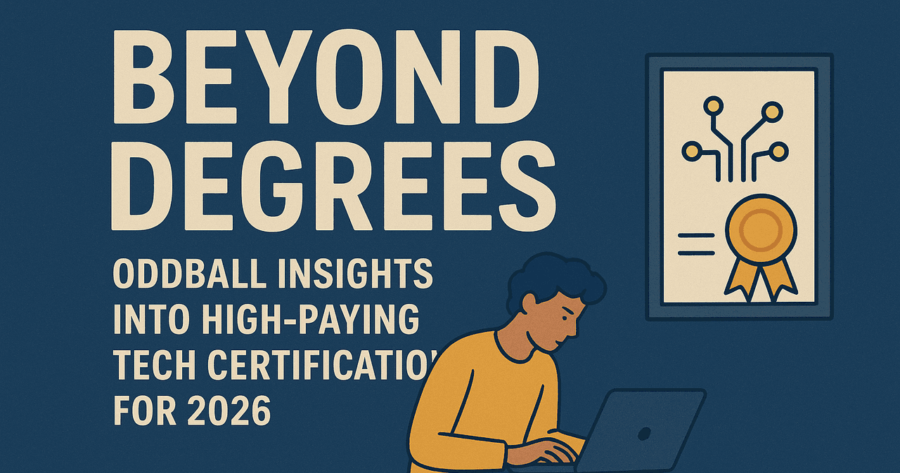 Beyond Degrees: Oddball Insights into High-Paying Tech Certifications for 2026 Cover