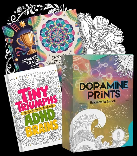 Riding the Dopamine Wave: My Real Take on the Adult Coloring Book Revolution with Dopamine Prints Cover